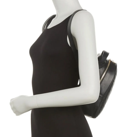 NWT CHRISTIAN LAURIER Quilted Leather Backpack